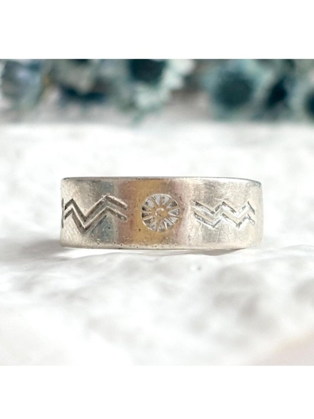Bell Trading Post Harvey Era Celestial Sterling Silver 925 Vintage Ring - sz 6